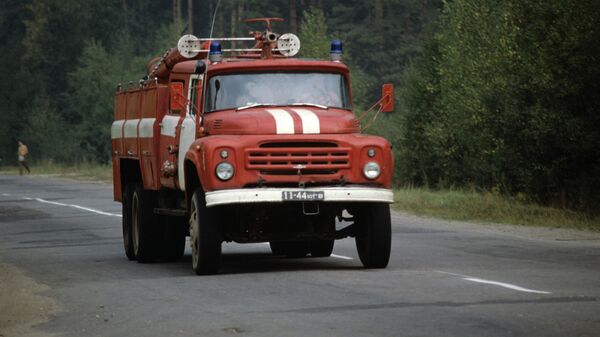 Пожарная машина, архивное фото - Sputnik Узбекистан