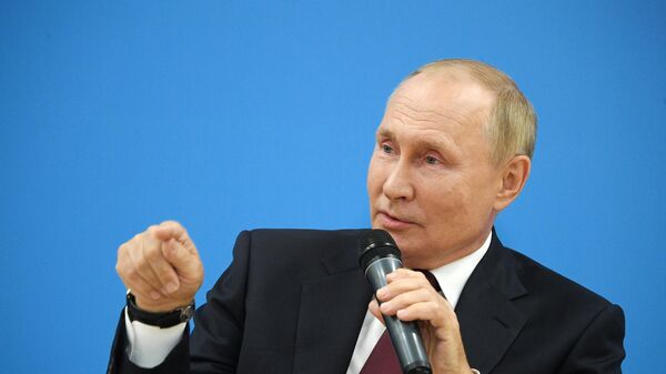 Рабочая поездка президента РФ В. Путина в Калининград - Sputnik Узбекистан
