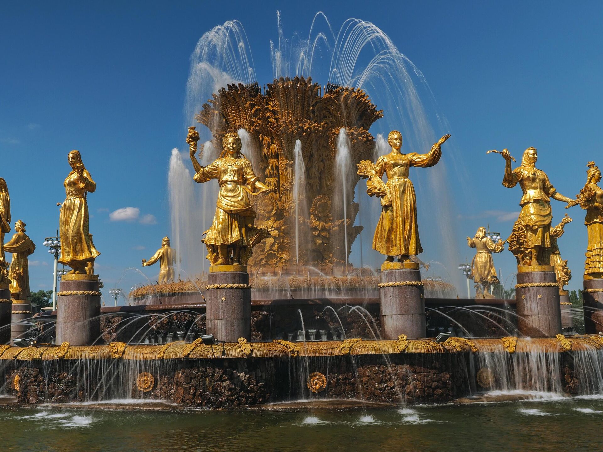 вднх в москве фонтан дружбы народов