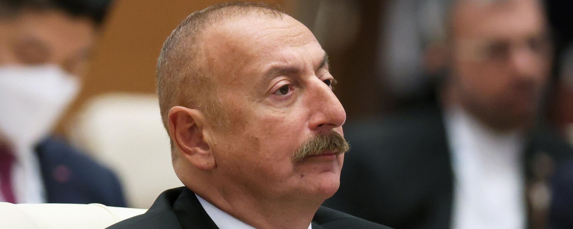 Президент Азербайджана Ильхам Алиев на заседании в расширенном составе глав стран - участниц Шанхайской организации сотрудничества (ШОС), глав стран - наблюдателей ШОС, глав приглашенных государств и глав приглашенных международных организаций. - Sputnik Ўзбекистон, 1920, 29.12.2024