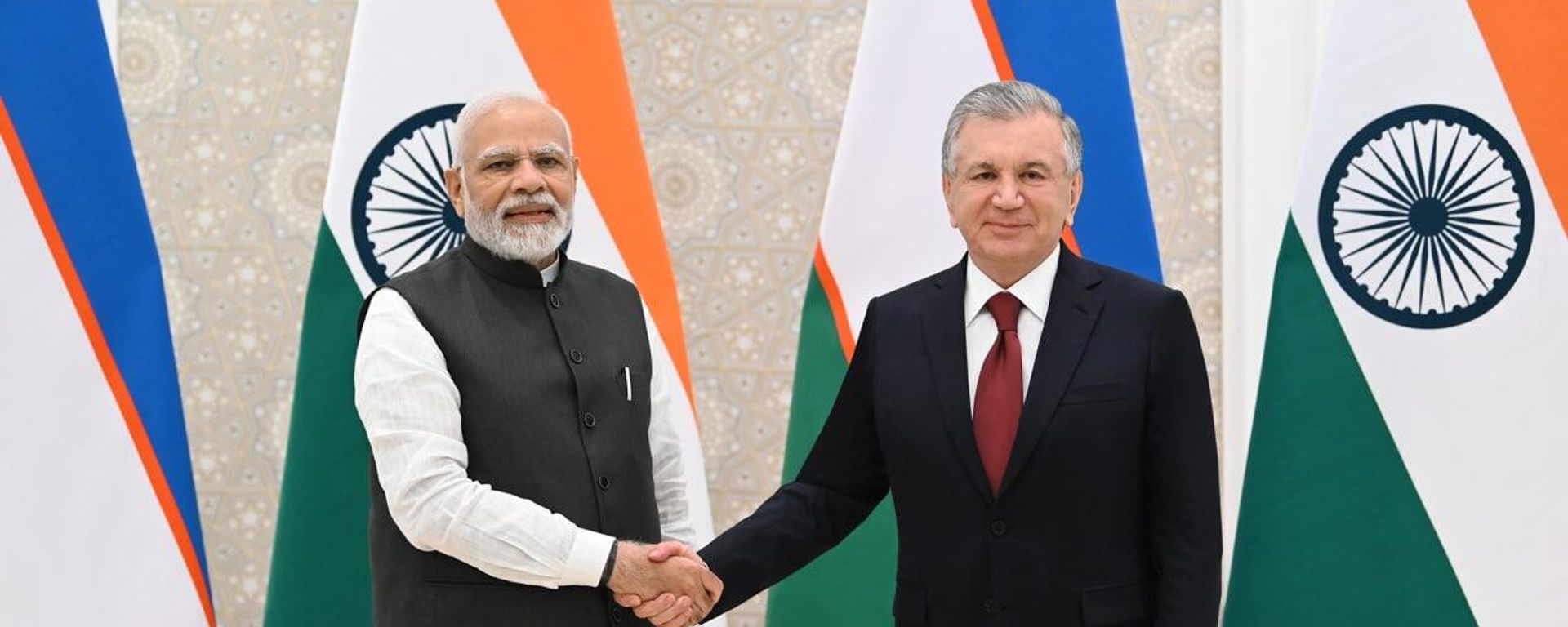 Prezident Uzbekistan Shavkat Mirziyoyev provel vstrechu s premyer-ministrom Indii Narendroy Modi. - Sputnik O‘zbekiston, 1920, 27.08.2026