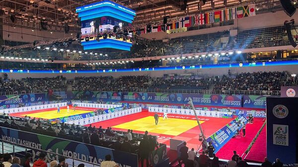 Сегодня в комплексе Хумо Арена в Ташкенте начался 35-й чемпионат мира по дзюдо среди взрослых. - Sputnik Ўзбекистон