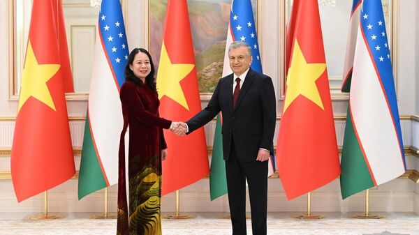 Шавкат Мирзиёев провел встречу с вице-президентом Социалистической Республики Вьетнам Во Тхи Ань Суан - Sputnik Узбекистан