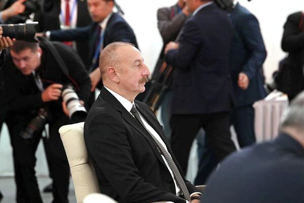 Ozarbayjon prezidenti Ilhom Aliyev. - Sputnik O‘zbekiston