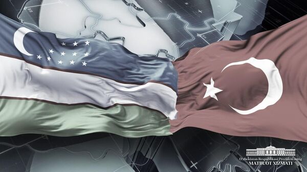 Флаги Узбекистан - Турция - Sputnik Ўзбекистон