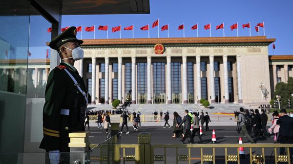 Открытие XX съезда Компартии Китая в Пекине  - Sputnik Ўзбекистон