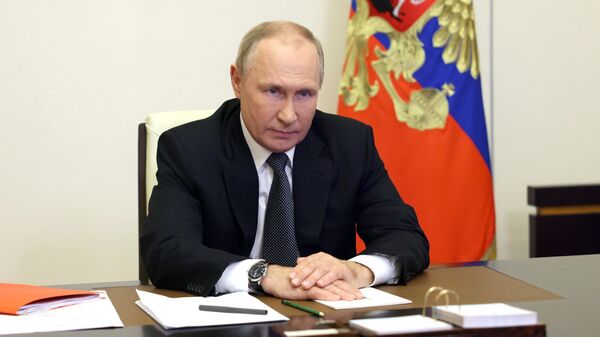 Президент РФ В. Путин провел заседание Совбеза РФ - Sputnik Ўзбекистон