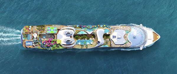Лайнер  Icon of the Seas — первый в своем роде плавучий остров развлечений в мире. - Sputnik Узбекистан