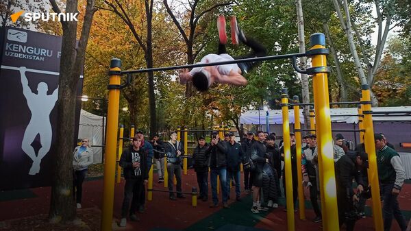 В столице появилась бесплатная площадка для воркаут-тренировок - Sputnik Узбекистан