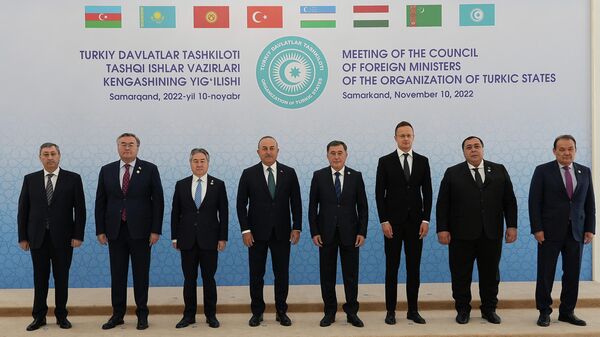 В Самарканде проходит  заседание Совета министров тюркских государств  Организации тюркских государств (ОТГ) - Sputnik Узбекистан