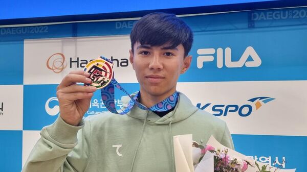Джавохир Сохибов — бронзовый призер чемпионата Азии по стрельбе - Sputnik Узбекистан