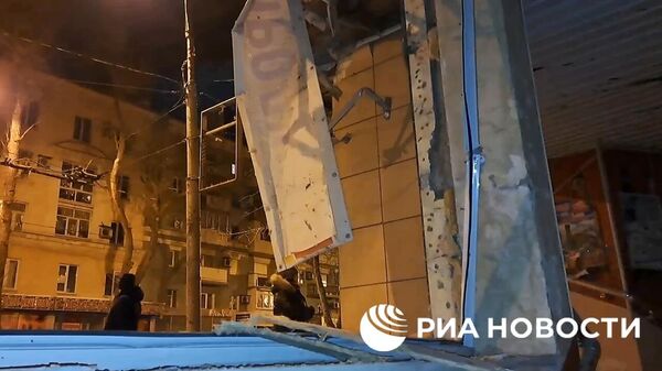 Posledstviya ukrainskix obstrelov Doneska iz «Gradov” - Sputnik O‘zbekiston