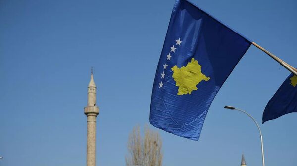 Flag Kosovo v Prishtine. Arxivnoe foto - Sputnik O‘zbekiston