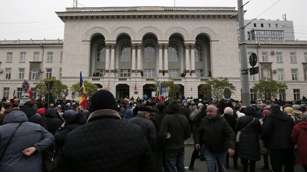 Протест оппозиции в Кишиневе - Sputnik Ўзбекистон
