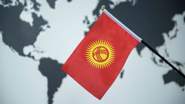 Флаг Кыргызской Республики. Архивное фото - Sputnik Узбекистан
