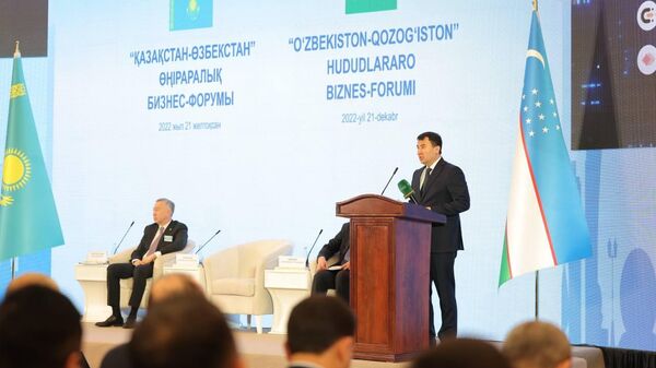 Узбекско-казахстанский Межрегиональный бизнес-форум - Sputnik Узбекистан