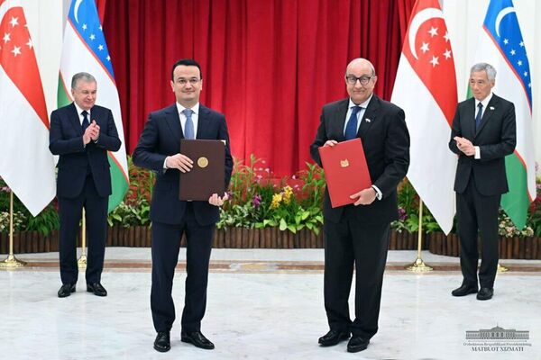 Обмен 8 документами, предусматривающими дальнейшее наращивание узбекско-сингапурского сотрудничества. - Sputnik Ўзбекистон