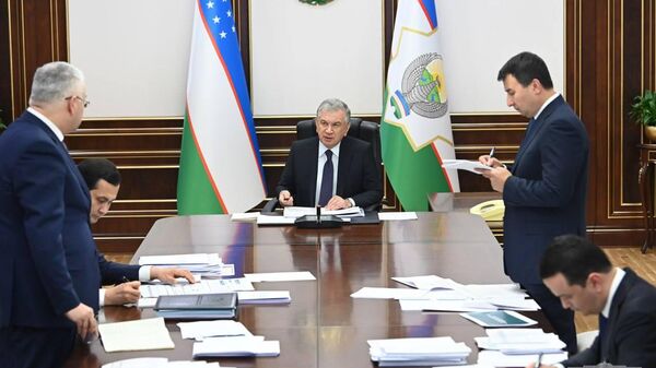 Президент Шавкат Мирзиёев 23 января провел совещание по вопросам поддержки хлопководческой отрасли. - Sputnik Ўзбекистон