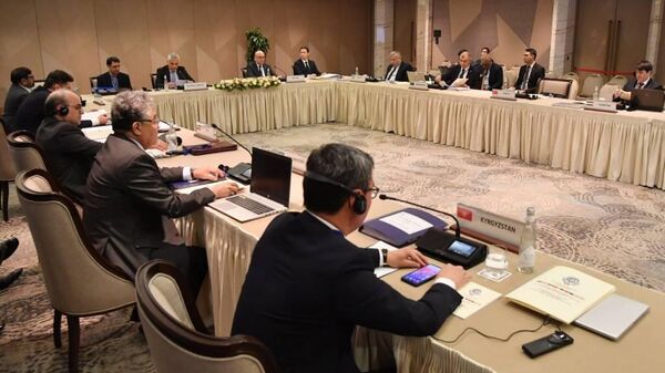 Заседание Совета старших должностных лиц стран Организации экономического сотрудничества  - Sputnik Узбекистан