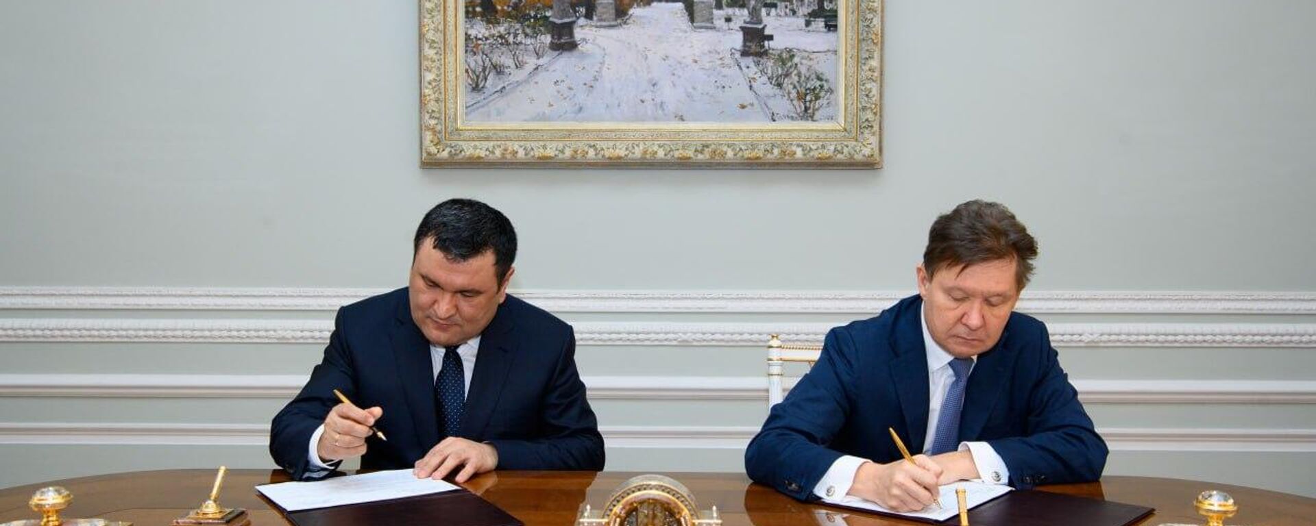 Uzbekistan i Gazprom podpisali dorojnuyu kartu po sotrudnichestvu v gazovoy otrasli - Sputnik O‘zbekiston, 1920, 24.01.2023