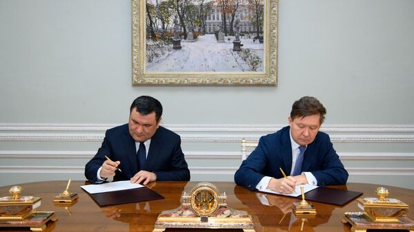Узбекистан и Газпром подписали дорожную карту по сотрудничеству в газовой отрасли - Sputnik Ўзбекистон