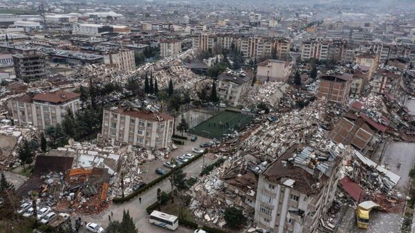 Мощное землетрясение в Турции и Сирии - Sputnik Ўзбекистон