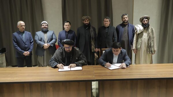 Подписан новый договор по эксплуатации железной дороги Хайратон - Мазари-Шариф. - Sputnik Узбекистан