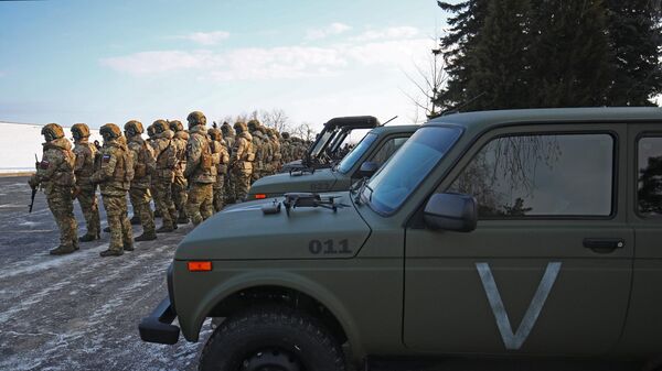Отряд добровольцев из Волгограда отправился в зону СВО - Sputnik Ўзбекистон