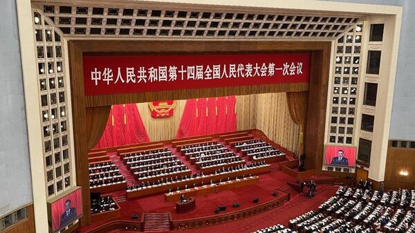 В Пекине открылась ежегодная сессия Всекитайского собрания народных представителей - Sputnik Ўзбекистон