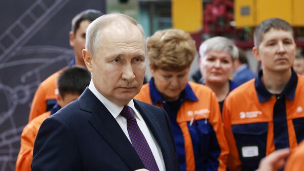 Рабочая поездка президента В. Путина в Бурятию - Sputnik Ўзбекистон