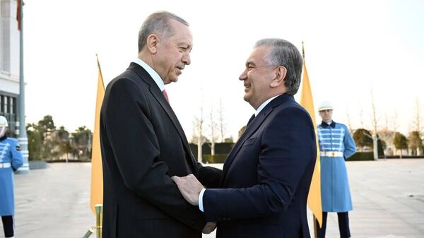 Mirziyoyev Erdog‘an bilan uchrashdi - Sputnik O‘zbekiston