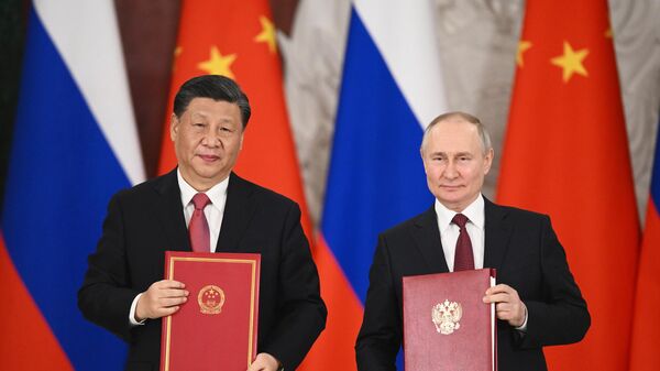 Подписание российско-китайских документов в Кремле - Sputnik Ўзбекистон