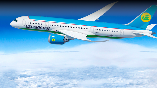 Самолёт  Uzbekistan Airways - Sputnik Узбекистан