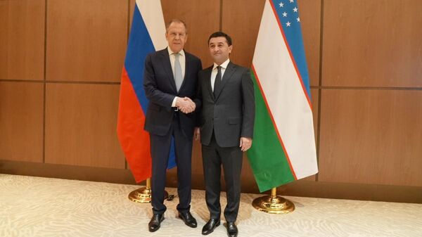 Сергей Лавров в Самарканде проводит встречу с главой МИД Узбекистана Бахтиёром Саидовым - Sputnik Узбекистан