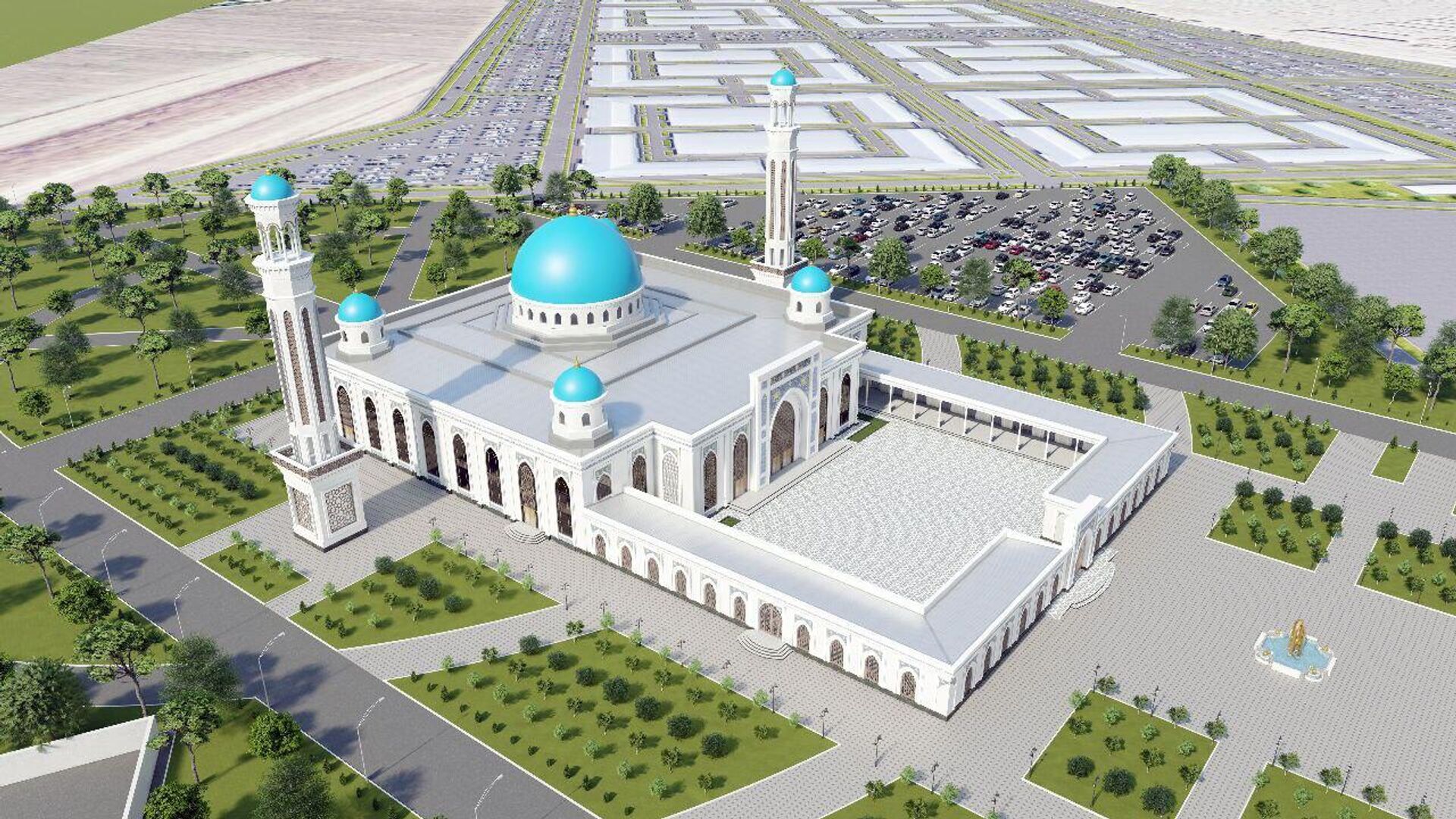 В Сурхандарье начали строить еще одну мечеть - Sputnik Ўзбекистон, 1920, 20.04.2023