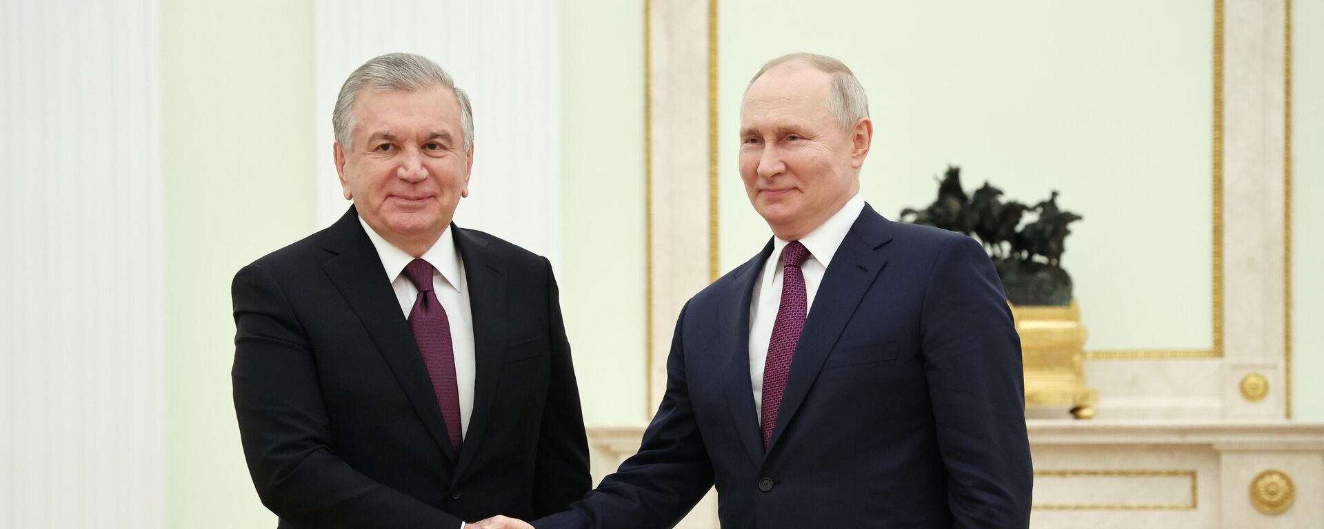 Президент РФ В. Путин встретился с президентом Узбекистана Ш. Мирзиёевым - Sputnik Узбекистан, 1920, 07.05.2025