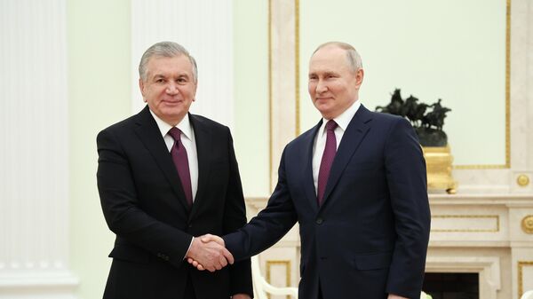 Prezident RF V. Putin vstretilsya s prezidentom Uzbekistana Sh. Mirziyoyevim - Sputnik O‘zbekiston