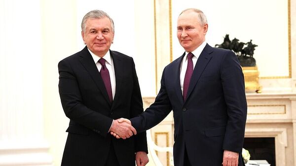 Встреча Владимира Путина и Шавката Мирзиёева - Sputnik Узбекистан