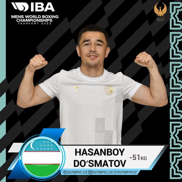 -51 kg: Hasanboy Do‘smatov - Erislan Romero (Kuba) - (B ring, 14:15 dan so‘ng) - Sputnik O‘zbekiston