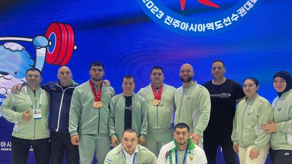 В Южной Корее завершился очередной чемпионат Азии по тяжёлой атлетике - Sputnik Ўзбекистон