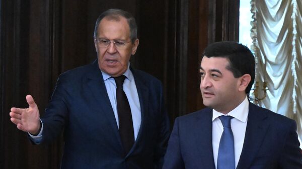 Переговоры министров иностранных дел РФ и Узбекистана  С. Лаврова и Б. Саидова - Sputnik Ўзбекистон