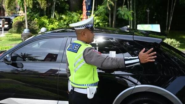 Sotrudnik politsii na Bali. Arxivnoe foto - Sputnik O‘zbekiston