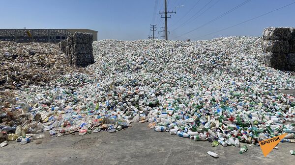 Как в Узбекистане из пластиковых бутылок делают искусственный газон. - Sputnik Узбекистан