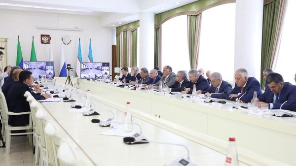 Состоялось очередное заседание Комиссии по сотрудничеству верхних палат парламентов Узбекистана и России. - Sputnik Узбекистан