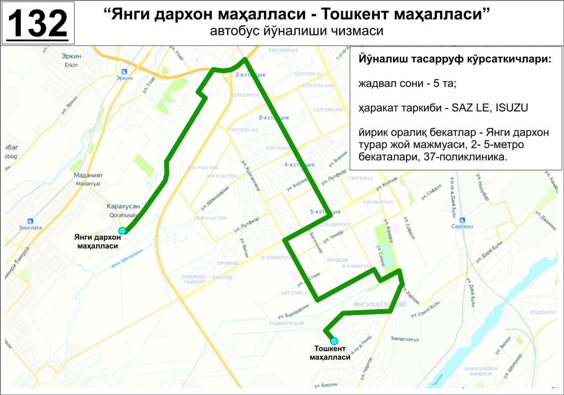 Новый автобусный маршрут в Ташкенте - Sputnik Узбекистан, 1920, 02.07.2023