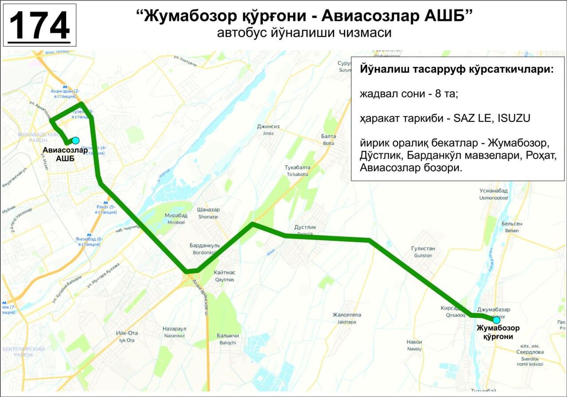 Новый автобусный маршрут в Ташкенте - Sputnik Узбекистан, 1920, 02.07.2023