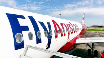Самолет Airbus A320 компании FlyArystan.