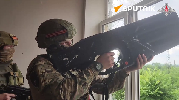 Как российские войска сбивают дроны  - Sputnik Ўзбекистон