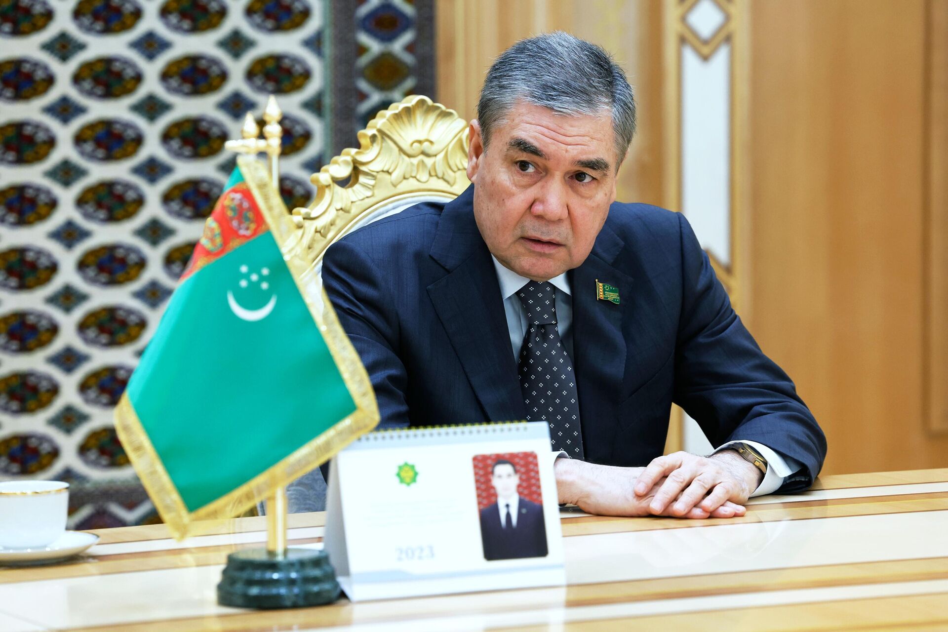 Rabochiy vizit premyer-ministra RF M. Mishustina v Turkmenistan - Sputnik O‘zbekiston, 1920, 11.07.2023
