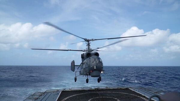 Вертолетчики Северного флота провели тренировку по поиску подводных лодок в Индийском океане - Sputnik Ўзбекистон